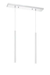 Forest LED 2 Light Linear Chandelier Chrome