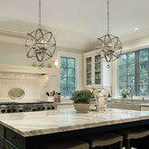 Acadia 4 Light Chandelier Antique Silver