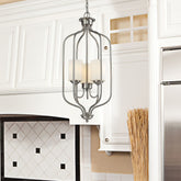 Cardinal 3 Light Chandelier Brushed Nickel