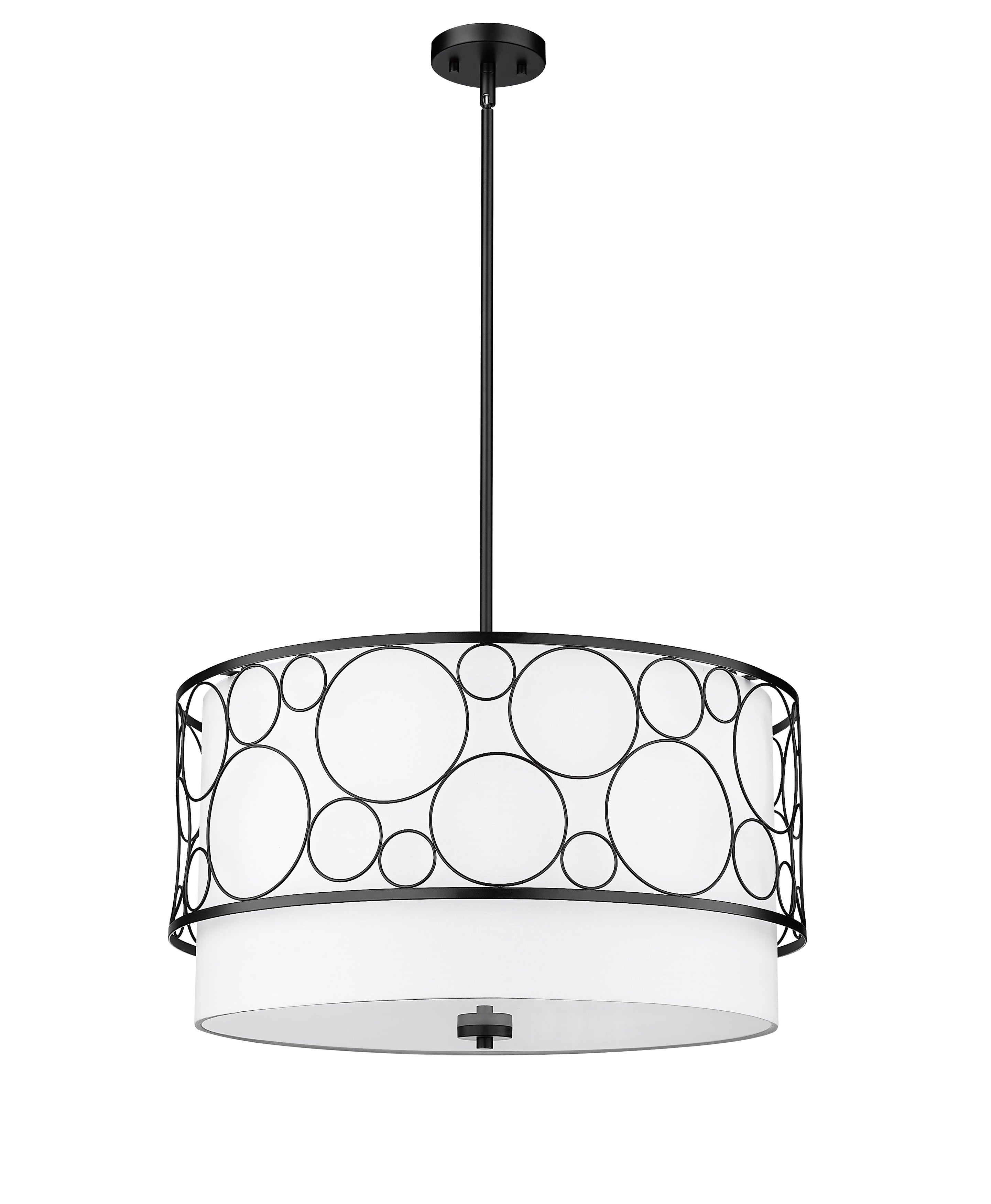 Kendall 4 Light Chandelier Matte Black