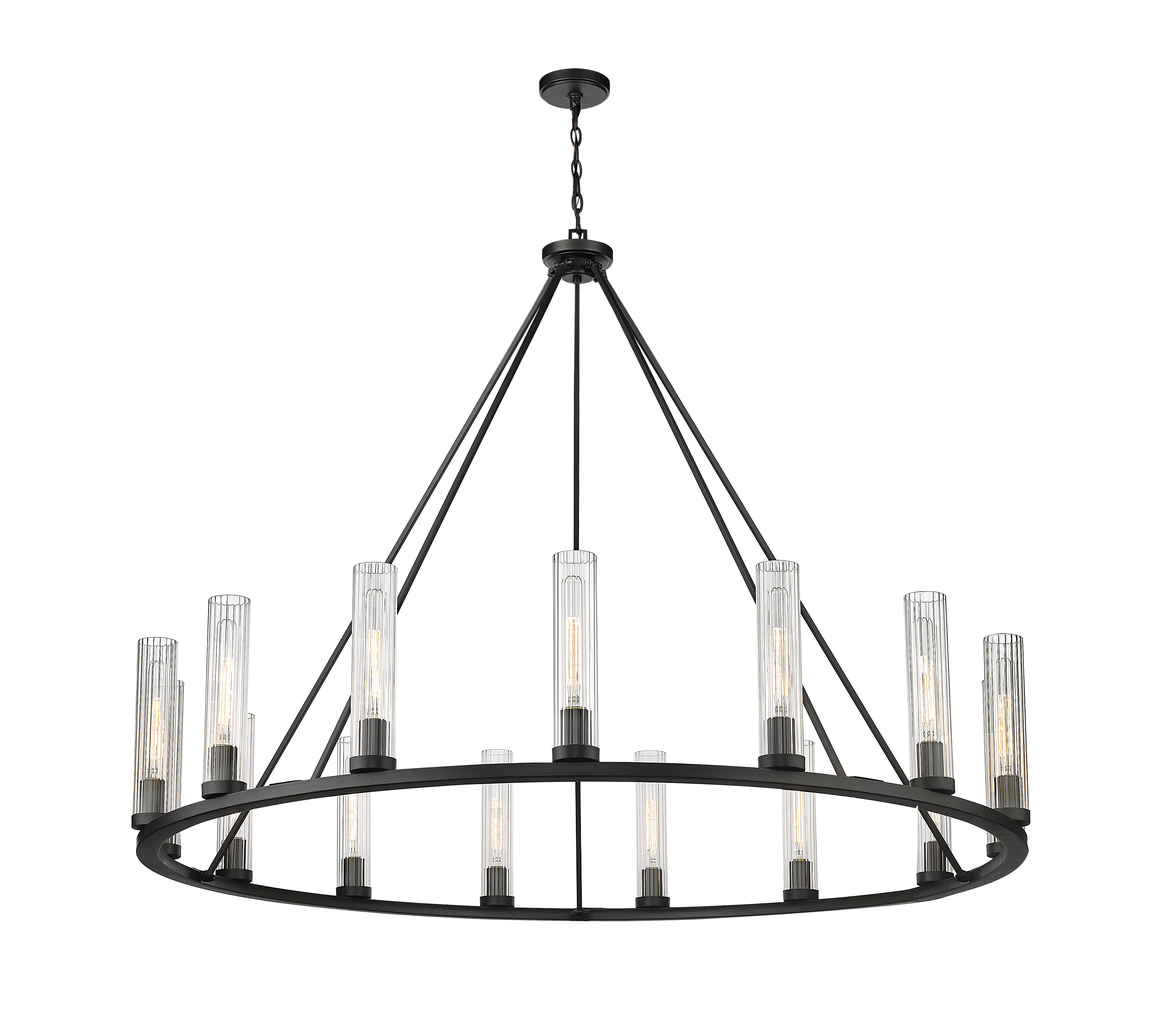 Beau 15 Light Chandelier Bronze