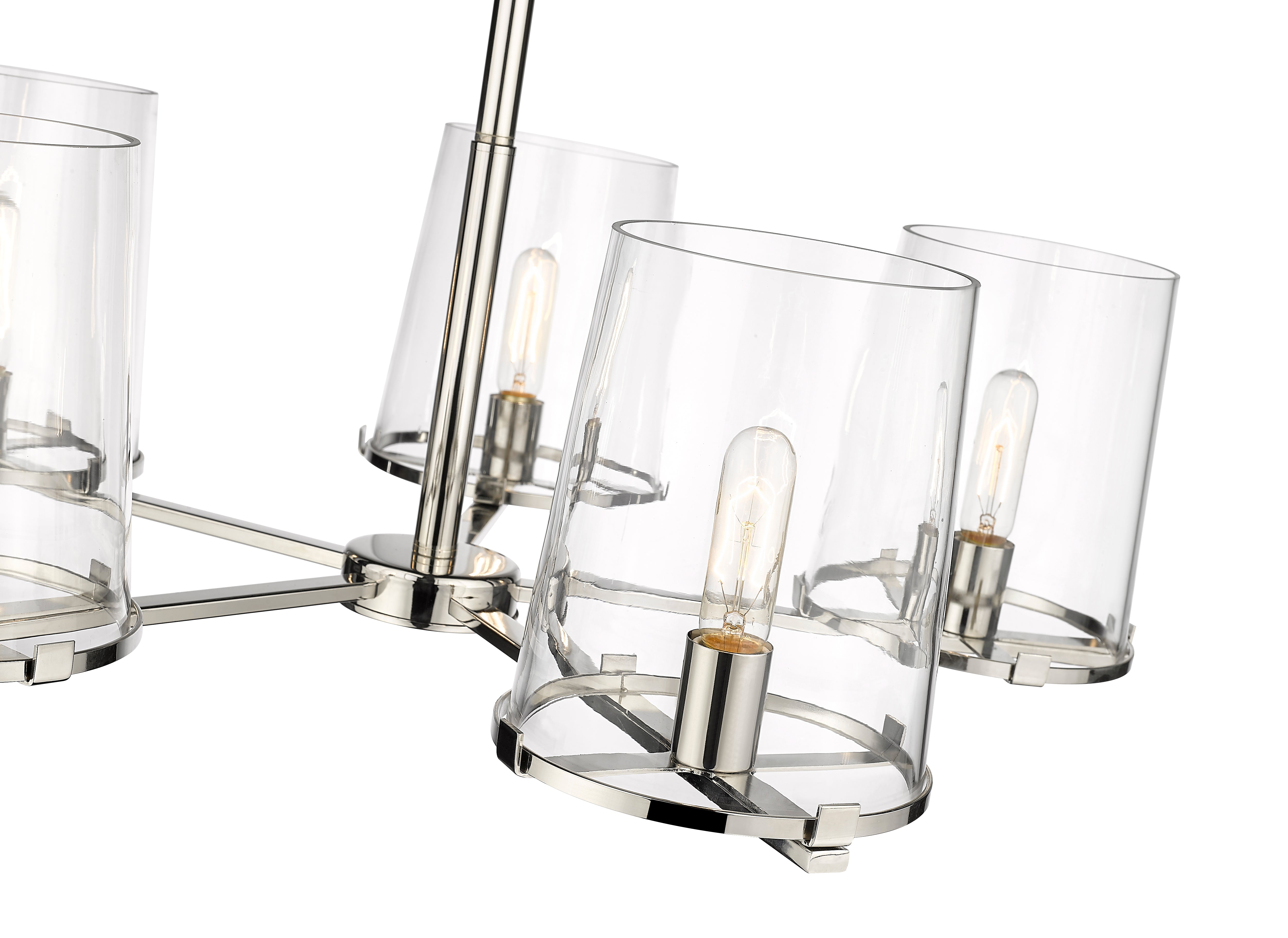 Callista 5 Light Chandelier Polished Nickel