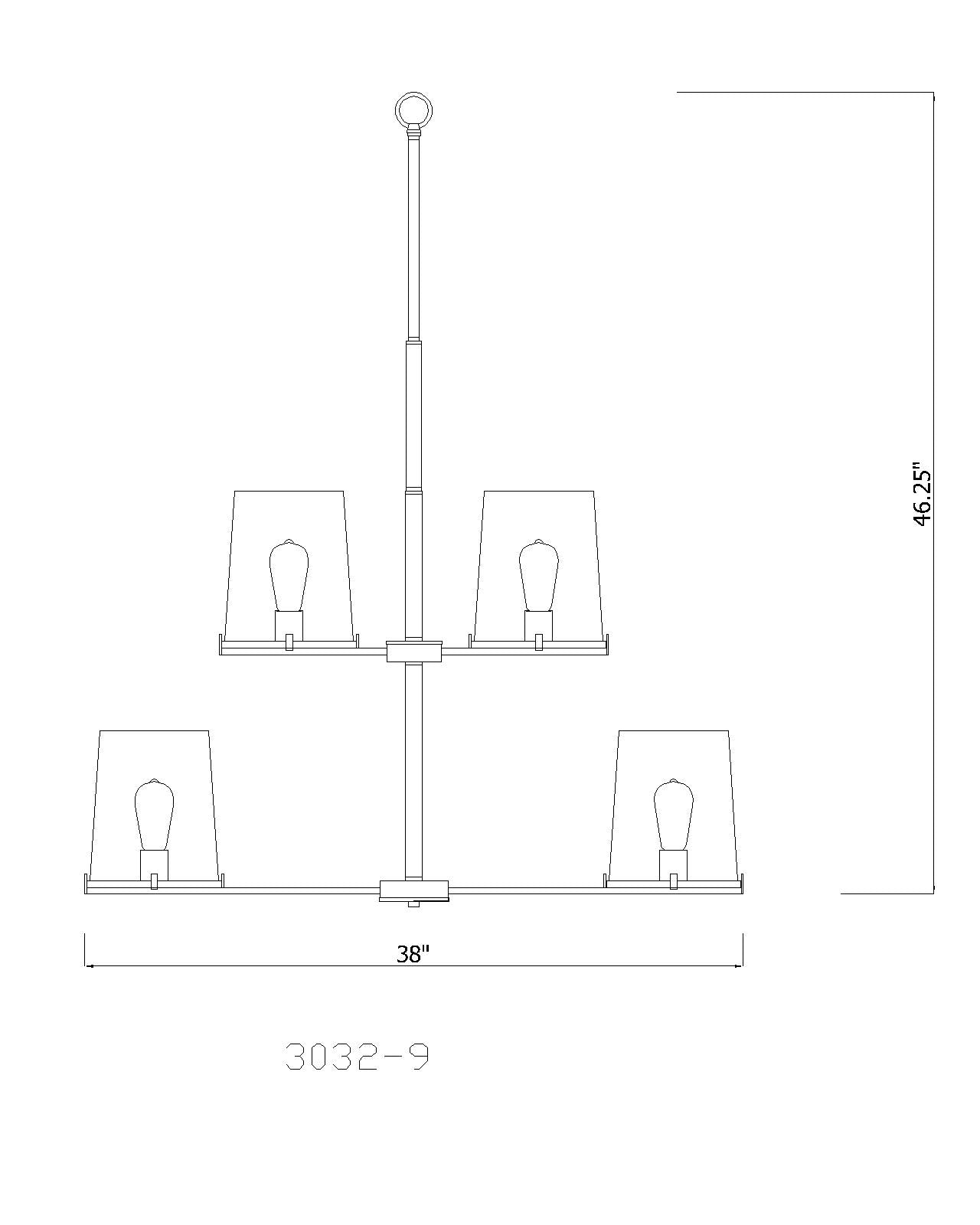 Callista 9 Light Chandelier Polished Nickel