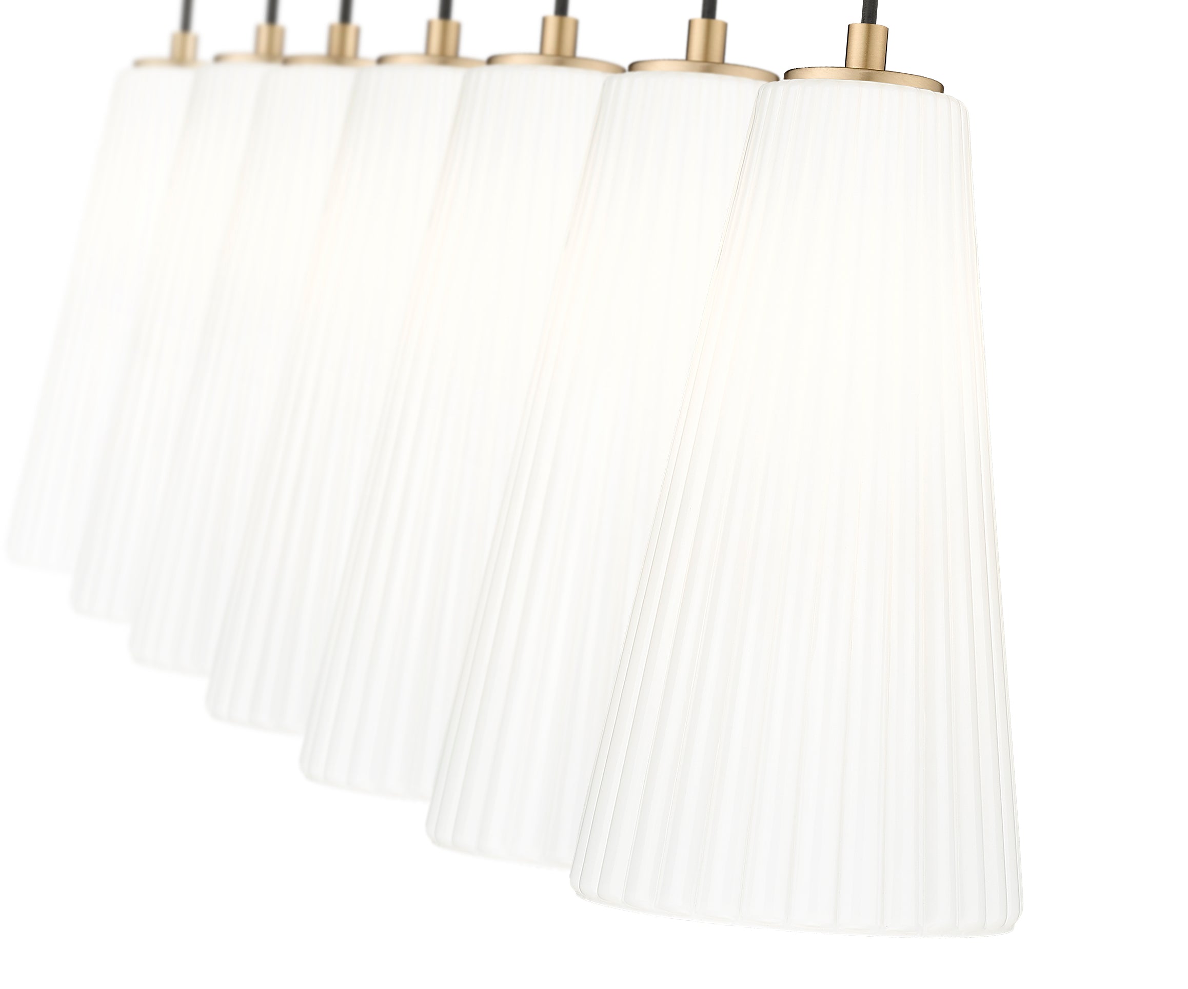 Farrell 7 Light Linear Chandelier Modern Gold