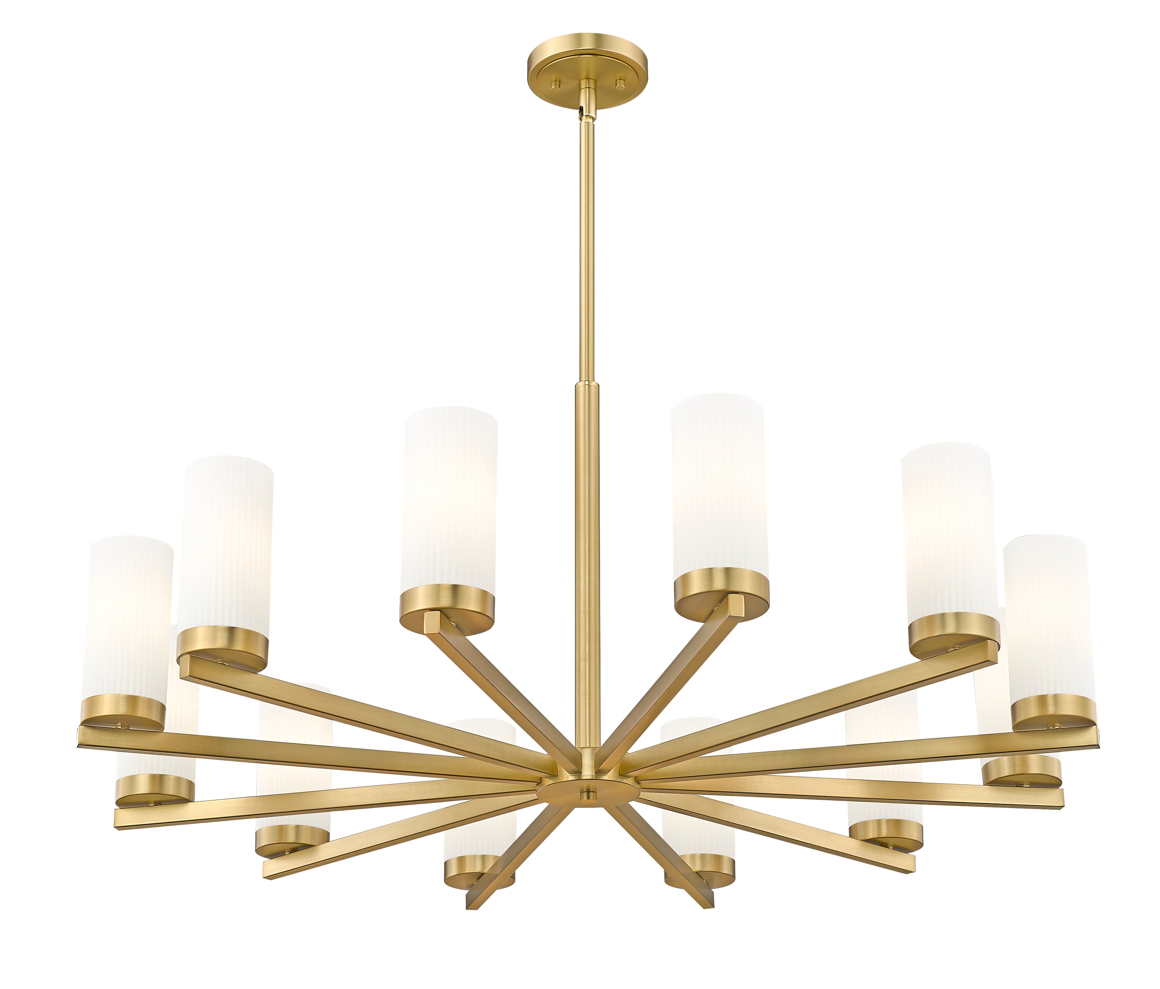 Danica 12 Light Chandelier Modern Gold