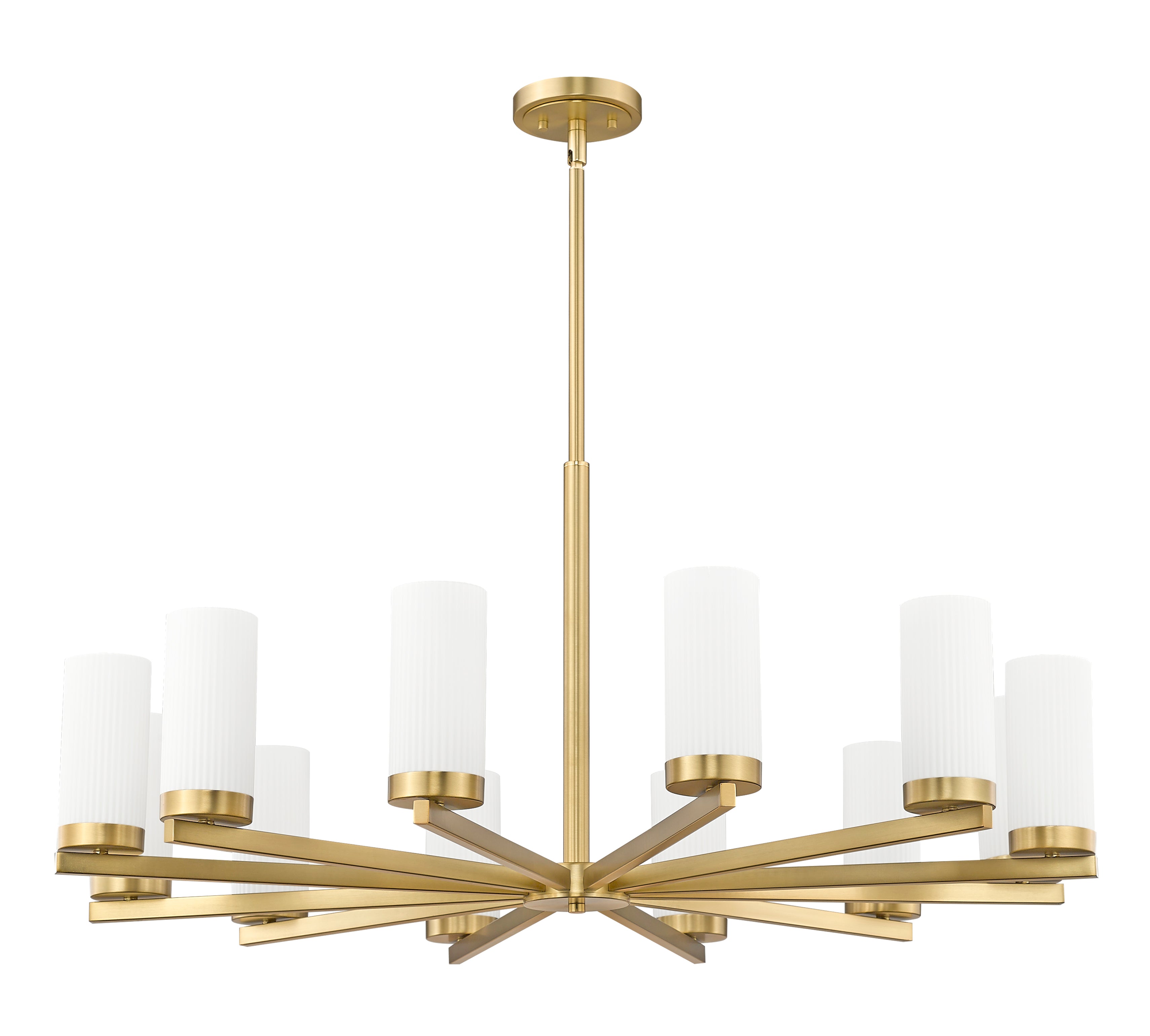 Danica 12 Light Chandelier Modern Gold