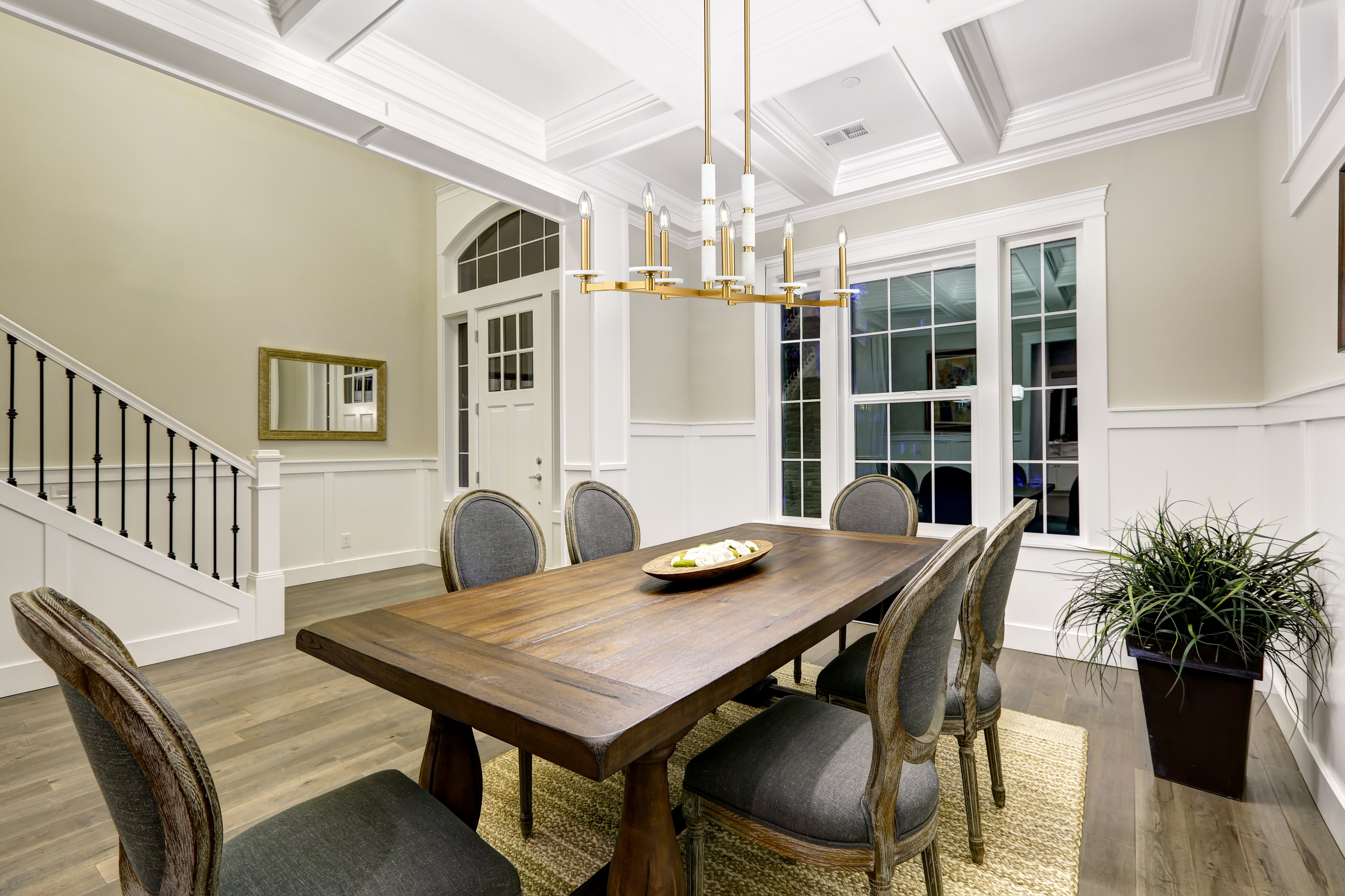 Kaden 8 Light Linear Chandelier Modern Gold