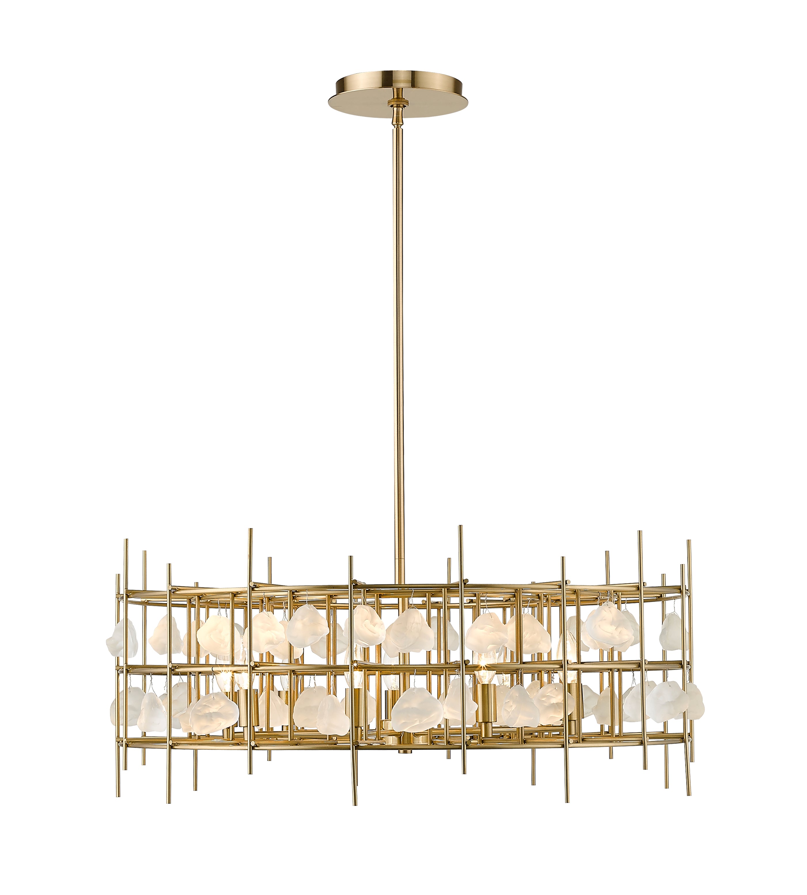Garroway 9 Light Chandelier Aged Brass