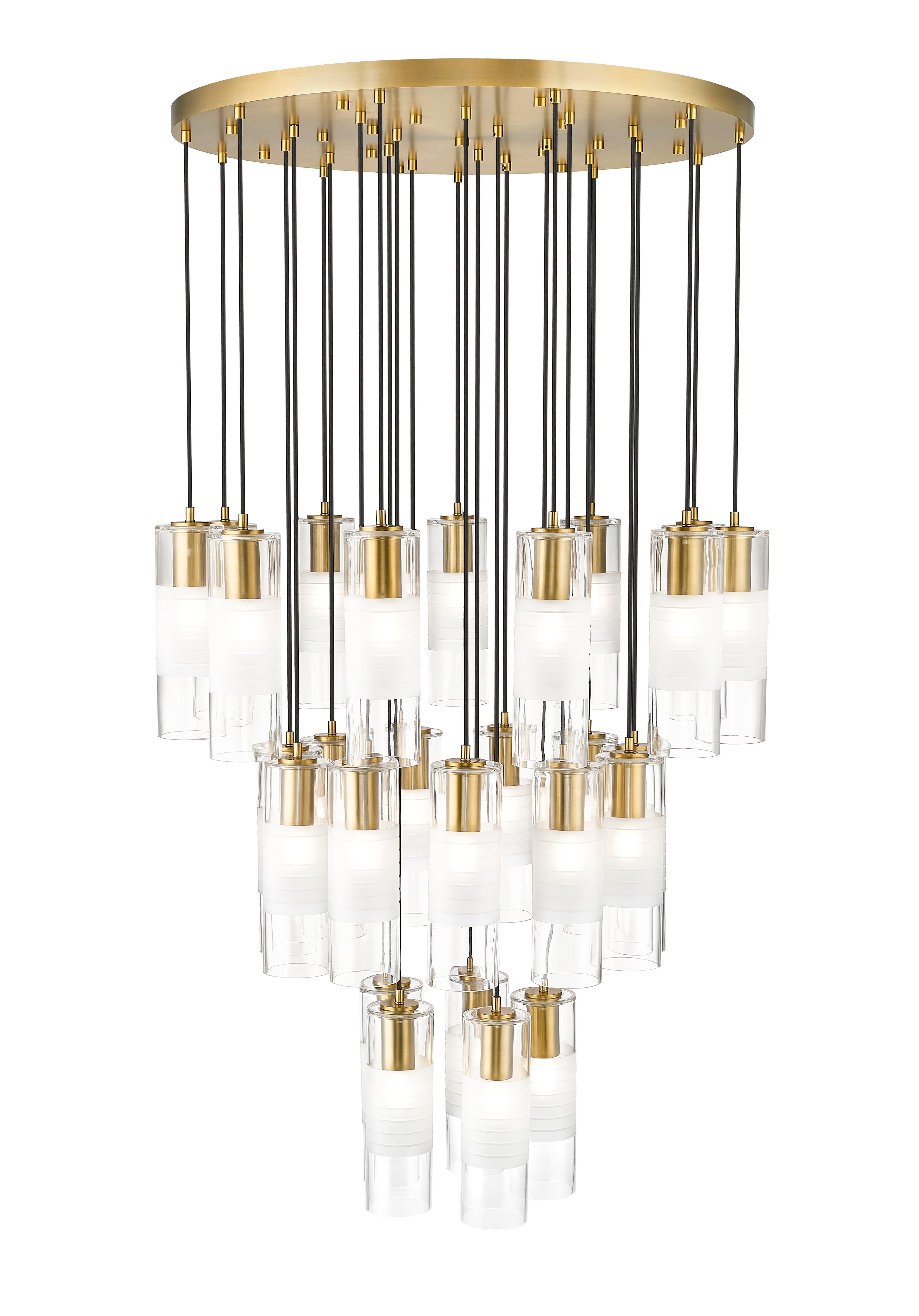 Alton 27 Light Chandelier Modern Gold