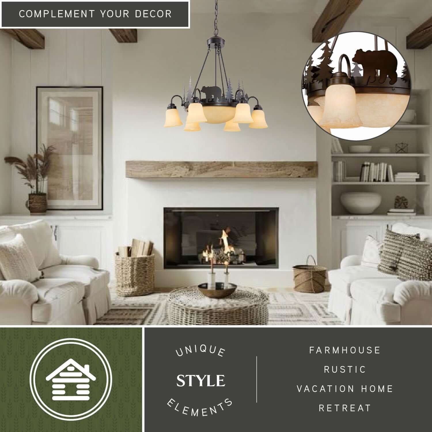 Bozeman 9-Light Chandelier