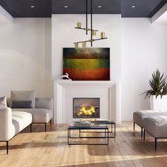 Calumet GU10 5 Light Chandelier Matte Black + Olde Brass