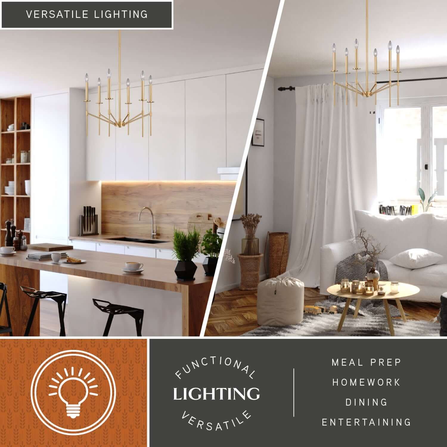 Kedzie 6-Light Chandelier