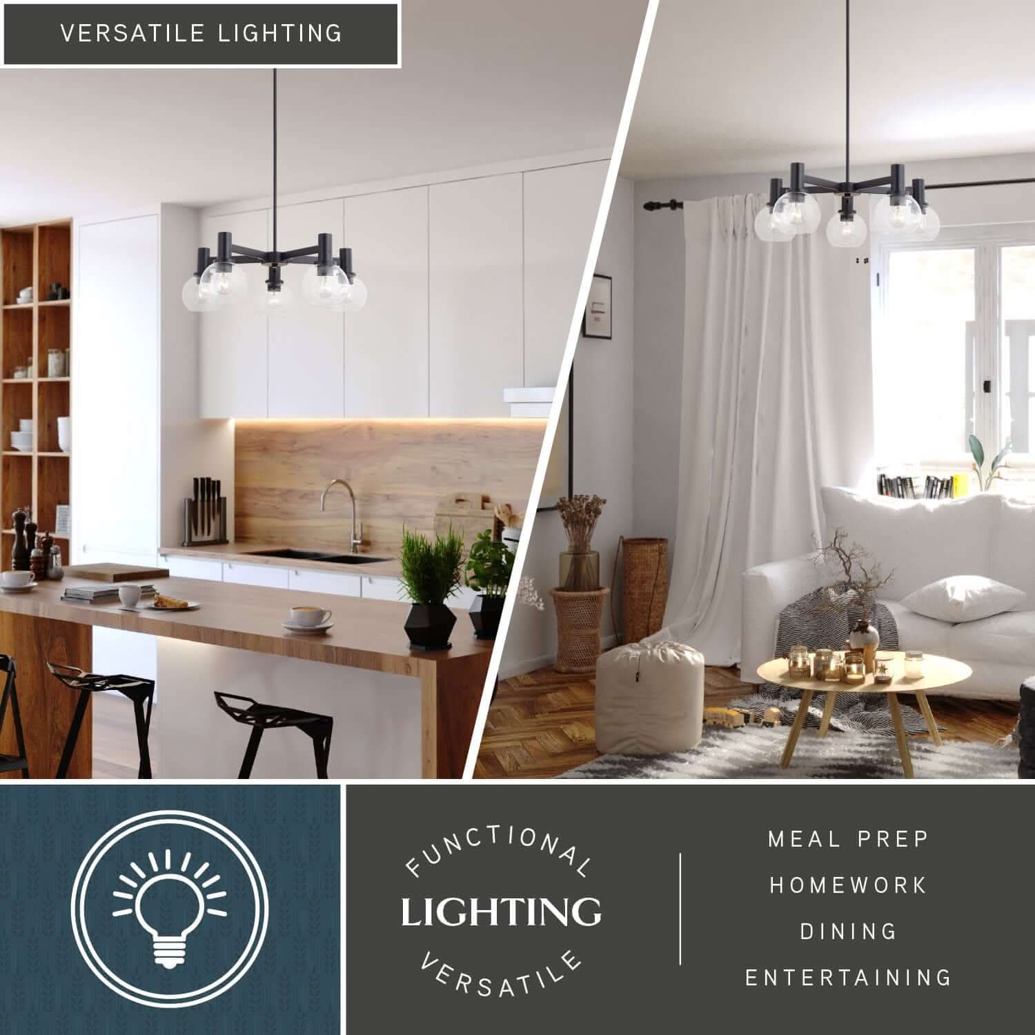 Marshall 5-Light Chandelier