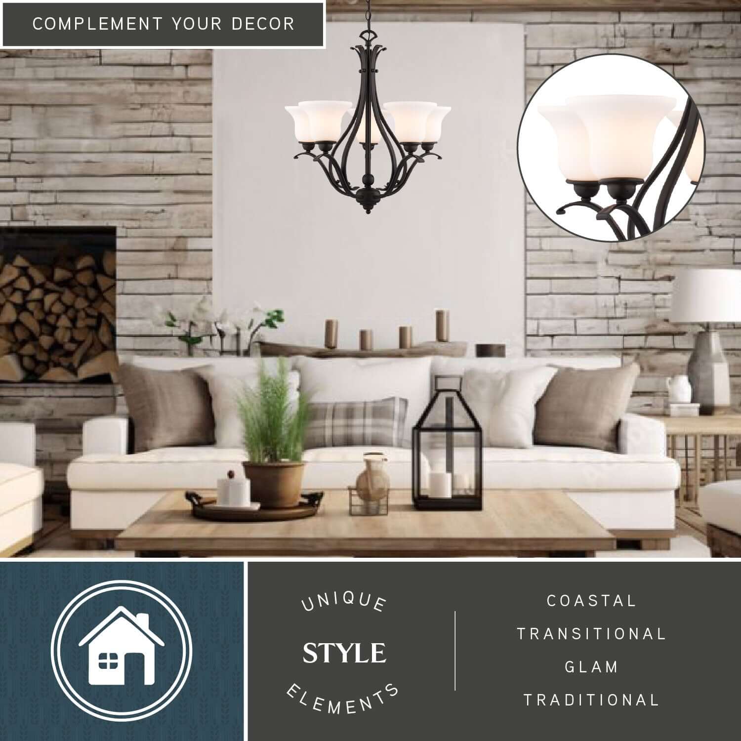 Monrovia 5-Light Chandelier